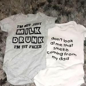 2 baby shirts